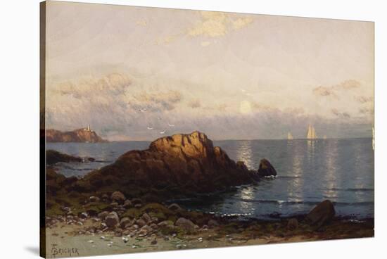 Sunrise, Grand Manan-Albert Bierstadt-Stretched Canvas