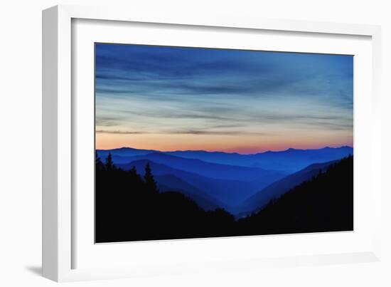 Sunrise, Great Smoky Mountains National Park, North Carolina, USA-null-Framed Photographic Print