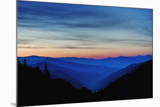 Sunrise, Great Smoky Mountains National Park, North Carolina, USA-null-Mounted Photographic Print