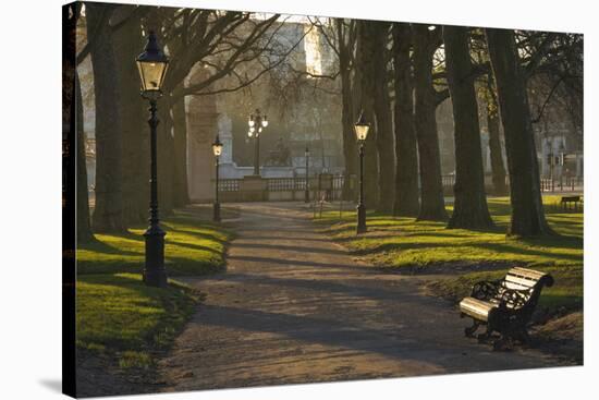 Sunrise, Green Park, London, England, United Kingdom, Europe-James Emmerson-Stretched Canvas