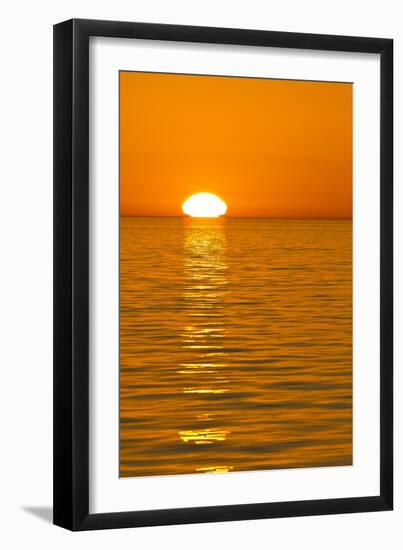 Sunrise, Gulf of California (Sea of Cortez), Baja California, Mexico, North America-Michael Nolan-Framed Photographic Print