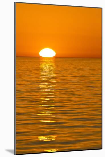 Sunrise, Gulf of California (Sea of Cortez), Baja California, Mexico, North America-Michael Nolan-Mounted Photographic Print