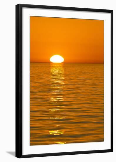 Sunrise, Gulf of California (Sea of Cortez), Baja California, Mexico, North America-Michael Nolan-Framed Photographic Print