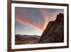 Sunrise Highlights the Clouds Above the Alabama Hills Region-James White-Framed Photographic Print