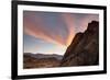 Sunrise Highlights the Clouds Above the Alabama Hills Region-James White-Framed Photographic Print