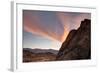 Sunrise Highlights the Clouds Above the Alabama Hills Region-James White-Framed Photographic Print