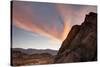 Sunrise Highlights the Clouds Above the Alabama Hills Region-James White-Stretched Canvas