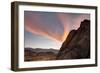 Sunrise Highlights the Clouds Above the Alabama Hills Region-James White-Framed Photographic Print