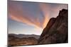 Sunrise Highlights the Clouds Above the Alabama Hills Region-James White-Mounted Photographic Print