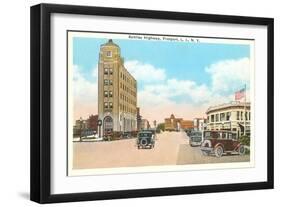 Sunrise Highway, Freeport, Long Island, New York-null-Framed Art Print