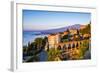 Sunrise Hitting the Top of Mount Etna Volcano-Matthew Williams-Ellis-Framed Photographic Print