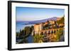 Sunrise Hitting the Top of Mount Etna Volcano-Matthew Williams-Ellis-Framed Photographic Print