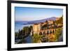 Sunrise Hitting the Top of Mount Etna Volcano-Matthew Williams-Ellis-Framed Photographic Print