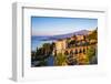 Sunrise Hitting the Top of Mount Etna Volcano-Matthew Williams-Ellis-Framed Photographic Print