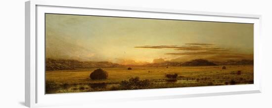 Sunrise, Hoboken Meadows, C.1875-1885-Martin Johnson Heade-Framed Giclee Print