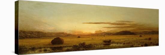 Sunrise, Hoboken Meadows, C.1875-1885-Martin Johnson Heade-Stretched Canvas