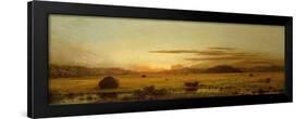 Sunrise, Hoboken Meadows, C.1875-1885-Martin Johnson Heade-Framed Giclee Print