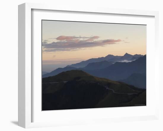 Sunrise, Hohuanshan Mountain, Taroko Gorge National Park, Hualien County, Taiwan-Christian Kober-Framed Photographic Print
