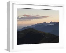 Sunrise, Hohuanshan Mountain, Taroko Gorge National Park, Hualien County, Taiwan-Christian Kober-Framed Photographic Print