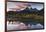 Sunrise in autumn at Three Sisters Peaks near Banff National Park, Canmore-Jon Reaves-Framed Photographic Print