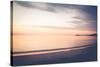 Sunrise in Binz on Rügen-Mandy Stegen-Stretched Canvas