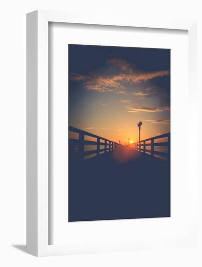 Sunrise in Binz on Rügen-Mandy Stegen-Framed Photographic Print