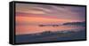 Sunrise in Binz on Rügen-Mandy Stegen-Framed Stretched Canvas