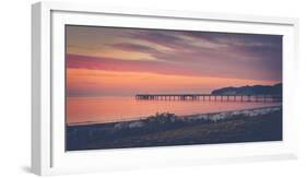 Sunrise in Binz on Rügen-Mandy Stegen-Framed Photographic Print