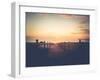 Sunrise in Binz on Rügen-Mandy Stegen-Framed Photographic Print