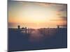 Sunrise in Binz on Rügen-Mandy Stegen-Mounted Photographic Print