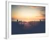 Sunrise in Binz on Rügen-Mandy Stegen-Framed Photographic Print