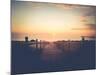 Sunrise in Binz on Rügen-Mandy Stegen-Mounted Photographic Print