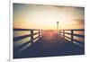 Sunrise in Binz on Rügen-Mandy Stegen-Framed Photographic Print