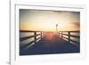 Sunrise in Binz on Rügen-Mandy Stegen-Framed Photographic Print