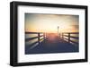 Sunrise in Binz on Rügen-Mandy Stegen-Framed Photographic Print