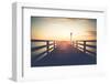 Sunrise in Binz on Rügen-Mandy Stegen-Framed Photographic Print