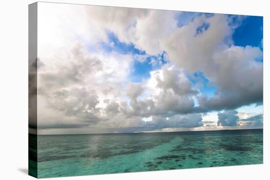 Sunrise in Filiteyo, Maldives-Fran?oise Gaujour-Stretched Canvas