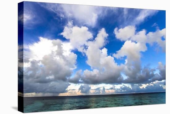 Sunrise in Filiteyo, Maldives-Fran?oise Gaujour-Stretched Canvas