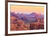 Sunrise in Hunts Mesa, Monument Valley, Arizona, USA-Elena_Suvorova-Framed Photographic Print
