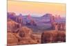 Sunrise in Hunts Mesa, Monument Valley, Arizona, USA-Elena_Suvorova-Mounted Photographic Print