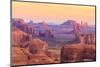 Sunrise in Hunts Mesa, Monument Valley, Arizona, USA-Elena_Suvorova-Mounted Photographic Print