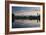 Sunrise in Ibirapuera Park with a Reflection of the Sao Paulo Skyline-Alex Saberi-Framed Photographic Print