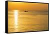 Sunrise in Kagoshima Bay, Kagoshima, Kyushu, Japan, Asia-Christian Kober-Framed Stretched Canvas