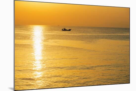 Sunrise in Kagoshima Bay, Kagoshima, Kyushu, Japan, Asia-Christian Kober-Mounted Photographic Print