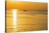 Sunrise in Kagoshima Bay, Kagoshima, Kyushu, Japan, Asia-Christian Kober-Stretched Canvas