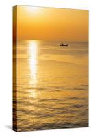 Sunrise in Kagoshima Bay, Kagoshima, Kyushu, Japan, Asia-Christian Kober-Stretched Canvas