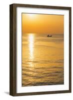 Sunrise in Kagoshima Bay, Kagoshima, Kyushu, Japan, Asia-Christian Kober-Framed Photographic Print