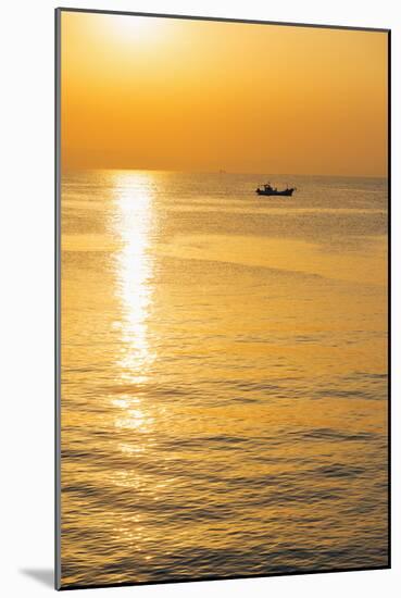 Sunrise in Kagoshima Bay, Kagoshima, Kyushu, Japan, Asia-Christian Kober-Mounted Photographic Print