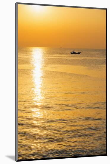 Sunrise in Kagoshima Bay, Kagoshima, Kyushu, Japan, Asia-Christian Kober-Mounted Photographic Print