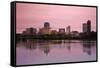 Sunrise in Little Rock, Arkansas-benkrut-Framed Stretched Canvas